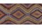 Tapis Kilim Diamond Vintage en Laine Biologique, Turquie 4