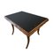 Low Italian Table with Black Glass Top, 1950s 4