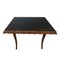 Low Italian Table with Black Glass Top, 1950s 1