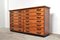 Vintage Bank of Drawers in Pine and Walnut, 1950s 3