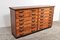 Vintage Bank of Drawers in Pine and Walnut, 1950s 4