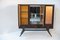 Italian Wood and Brass Bar Cabinet, 1950s, Image 11
