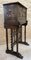 Antique Spanish Renaissance Bar Cabinet in Oak, 1890, Image 6