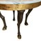 French Centre Table with Giltwood Horses Legs, 1960s, Image 5