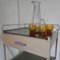 Mid-Century Industrial Metal and Glass Cabinet 7
