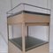 Mid-Century Industrial Metal and Glass Cabinet 11