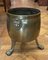 19th Century English Coal Bucket in Brass 1