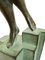 Pierre Le Faguays per Max Le Verrier, Love Message, Spelter & Marble, Art Deco Style, Immagine 12