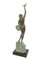 Pierre Le Faguays for Max Le Verrier, Love Message, Spelter & Marble, Art Deco Style Sculpture, Image 4