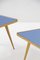 Tables Basses en Verre Bleu par Paolo Buffa pour Serafino Arrighi, 1950s, Set de 2 6