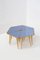 Blue Glass Coffee Tables by Paolo Buffa for Serafino Arrighi, 1950s, Set of 2 1