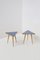 Blue Glass Coffee Tables by Paolo Buffa for Serafino Arrighi, 1950s, Set of 2 10