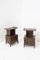 Wooden Nightstands attributed to Gio Ponti, 1950s, Set of 2 1