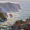 Paul Esnoul, Atlantic Coast Seascape, Early 20th Century, Oil on Canvas, Framed 4