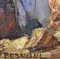 Paul Esnoul, Atlantic Coast Seascape, Early 20th Century, Oil on Canvas, Framed 10