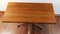 Tavolino impiallacciato con gambe cromate, anni '60, Immagine 9