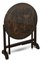 Chinese Carved Hardwood Tilt Top Glazed Gate Leg Tea Table with Heavily Carved Decorative & Floral Motifs, 1900s, Image 2