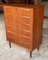 Mid-Century Danish Dresser in Teak with Drawers and Key, 1960s 2