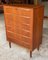 Mid-Century Danish Dresser in Teak with Drawers and Key, 1960s, Image 2