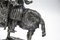 Figura de caballero a caballo italiano de finales del siglo XX en plata, Imagen 7
