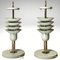 Space Age Architectural Table Lamps attributed to Abo Randers, Denmark, 1970s, Set of 2 3