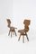 Turin School Chairs in Wood, 1950s, Set of 2, Image 1