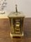 Victorian Brass and Glass Carriage Clock, 1880s 5