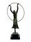 C. Charles for Max Le Verrier, Bayadère, Spelter & Marble, Art Deco Style Sculpture 3