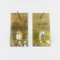 Scandinavian Venus Wall Lights in Glass and Brass by Carl Fagerlund for Orrefors & Lyfa, 1960s, Set of 2 12