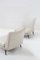 Set of Lounge Chairs in Light Leather attributed to Gianfranco Frattini, 1970s 6
