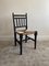Antique Ebonised Bobbin Chair with Woven Rush Seat, 1890s, Image 1