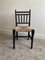 Antique Ebonised Bobbin Chair with Woven Rush Seat, 1890s 9