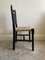 Antiker ebonisierter Bobbin Chair mit geflochtenem Sitz, 1890er 5