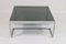 Italian Coffee Table in Steel and Smoked Glass, 1970s, Image 1