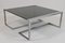 Italian Coffee Table in Steel and Smoked Glass, 1970s, Image 5