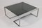 Italian Coffee Table in Steel and Smoked Glass, 1970s, Image 6