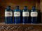 French Pharmacy Bottle in Blue Glass, 1860, Set of 4, Image 1