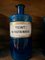 French Pharmacy Bottle in Blue Glass, 1860, Set of 4, Image 4