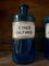French Pharmacy Bottle in Blue Glass, 1860, Set of 4 3