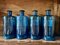French Pharmacy Bottle in Blue Glass, 1860, Set of 4, Image 7