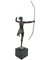 Jean de Marco for Max Le Verrier, Atalante, Spelter & Marble, Art Deco Style Amazone Sculpture, Image 3