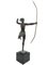 Jean de Marco für Max Le Verrier, Atalante, Spelter & amp; Marmor, Art Deco Stil Amazone Skulptur 3