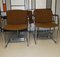 Vintage Italian Dining Armchairs in Wool and Steel, 1970s, Set of 4, Image 3