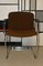 Vintage Italian Dining Armchairs in Wool and Steel, 1970s, Set of 4, Image 4