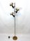 3-Arm Floor Lamp in Brass and Glass from Stilux, Italy, 1960s 1