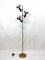 3-Arm Floor Lamp in Brass and Glass from Stilux, Italy, 1960s 10