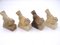 Chinese Artist, Small Birds, 1800s, Alabaster & Quartz, Set of 4, Image 3