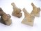 Chinese Artist, Small Birds, 1800s, Alabaster & Quartz, Set of 4 7