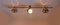 Faretti in ottone con tre luci, Germania, anni '60, Immagine 6