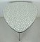Kidney Coffee Table with Resopal Surface and Mosaic Optics on Metal Legs 11